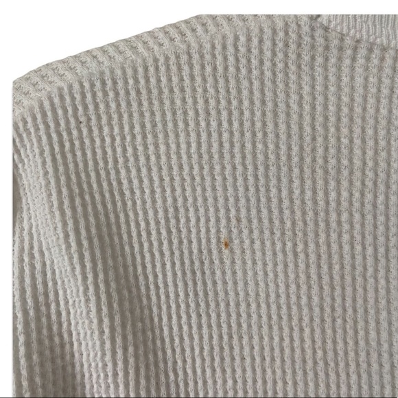 Boys’ White Waffle Long Sleeves Large - Picture 6 of 8